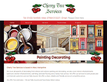 Tablet Screenshot of cherrytreeservices.co.uk